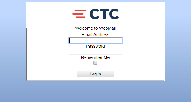 Accessing CTC Webmail Go CTC