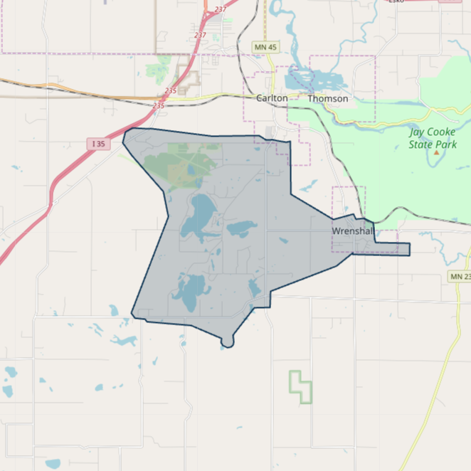 wrenshall_map